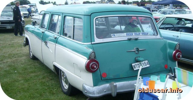1956 Ford Country Sedan 4d 8p Station Wagon back